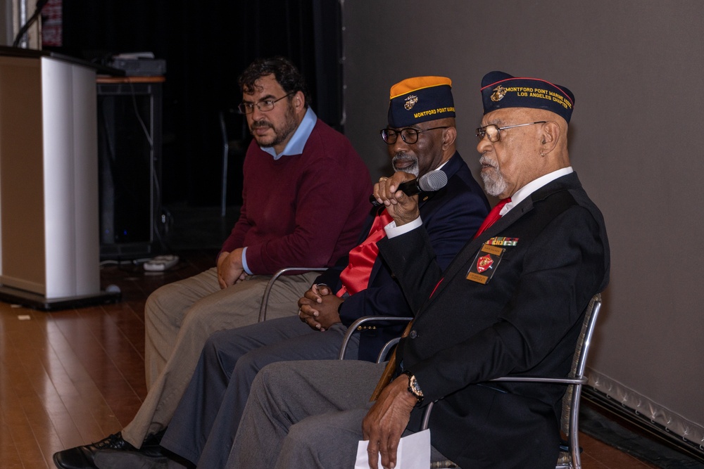 Montford Point Marines host the movie premier of “Triumph over Prejudice; The Montford Point Marines” on Camp Pendleton