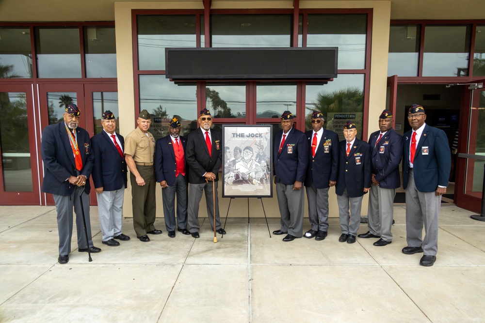 Montford Point Marines host the movie premier of “Triumph over Prejudice; The Montford Point Marines” on Camp Pendleton