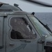 Capt. Pete Riebe participates in helicopter operations aboard Abraham Lincoln