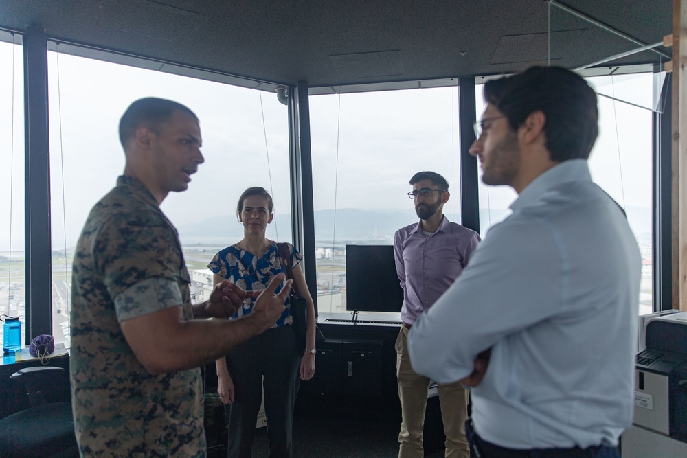Staff under the Secretary of Defense visit MCAS Iwakuni