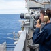 USS Ronald Reagan (CVN 76) Sailors stand watch in the pilot house