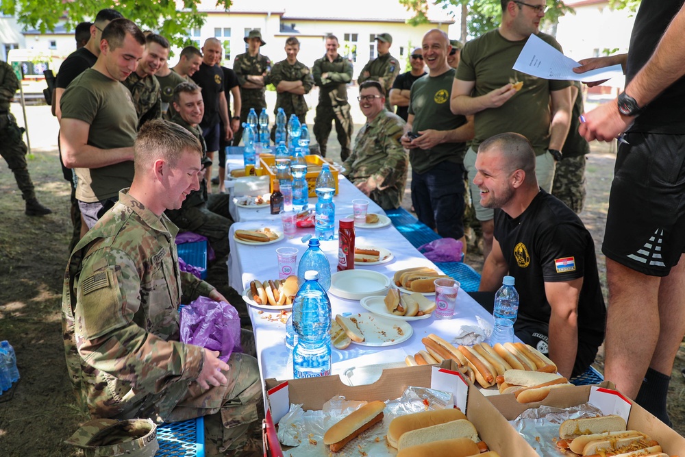 1st Cavalry Division soldiers participate in Croatian Armed Forces Day events