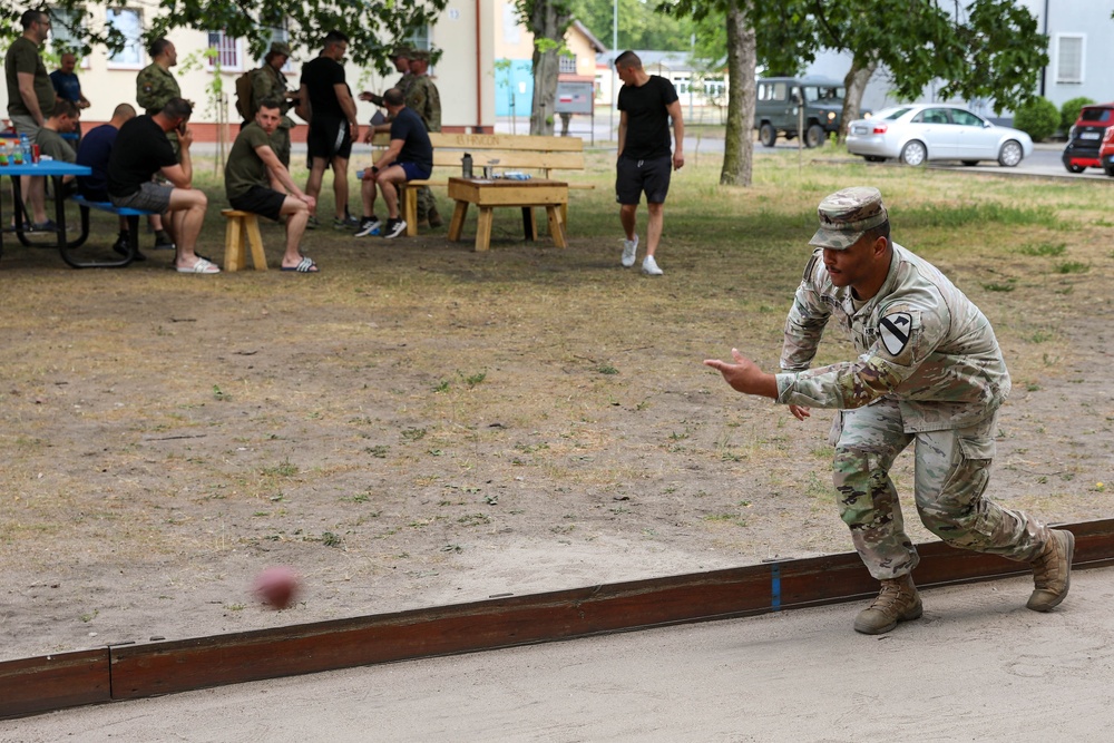 1st Cavalry Division soldiers participate in Croatian Armed Forces Day events