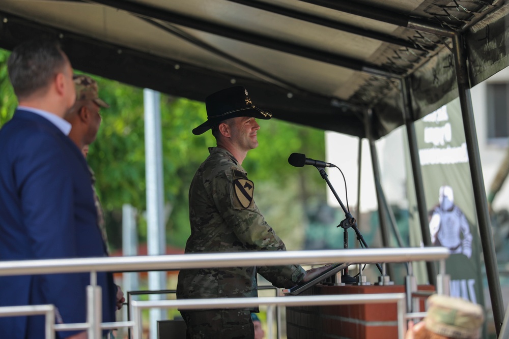 U.S. Army element of NATO’s Forward Land Forces Battle Group Poland conducts Handover Takeover at Bemowo Piskie Training Area