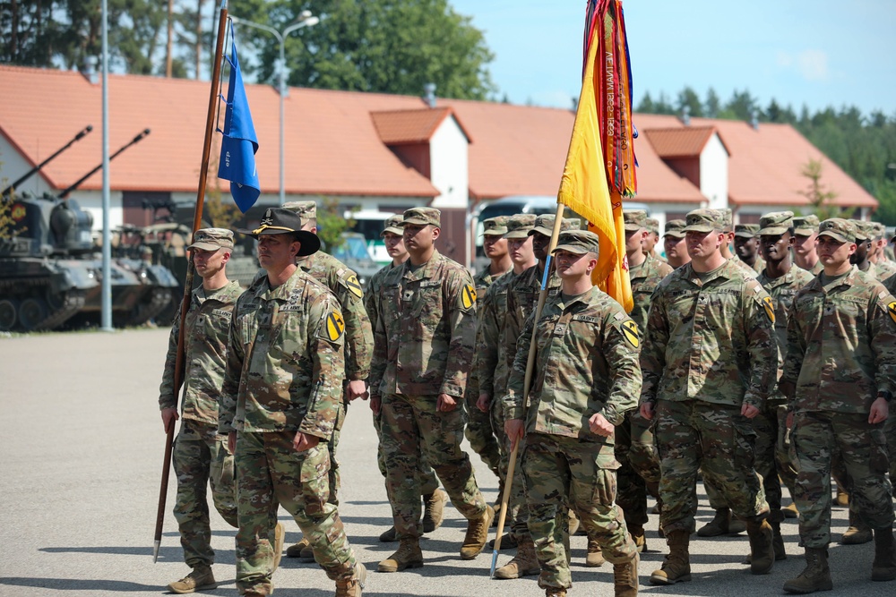 U.S. Army element of NATO’s Forward Land Forces Battle Group Poland conducts Handover Takeover at Bemowo Piskie Training Area