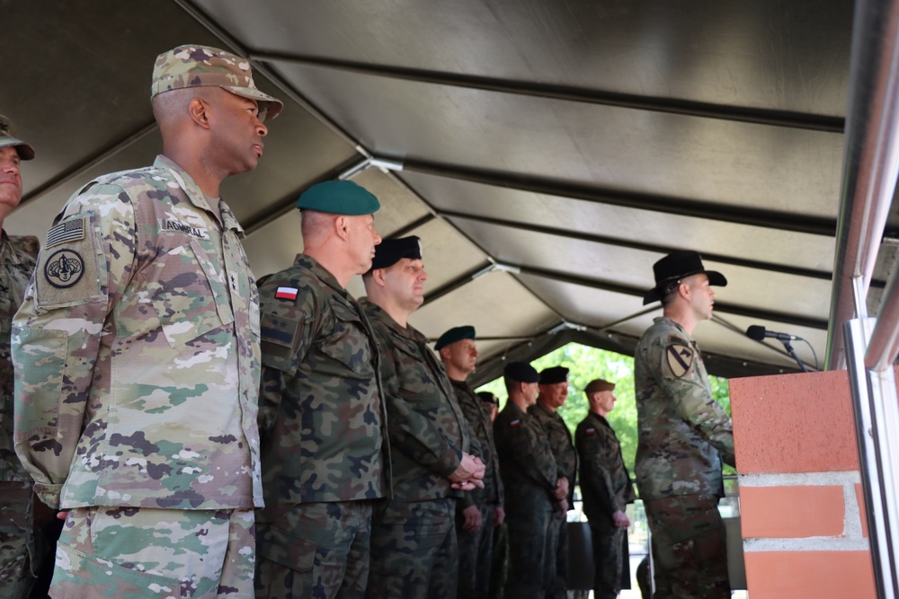 U.S. Army element of NATO’s Forward Land Forces Battle Group Poland conducts Handover Takeover at Bemowo Piskie Training Area