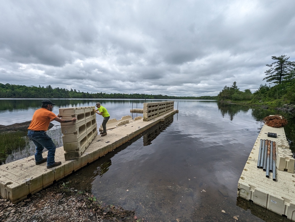 Fort Drum Natural Resources improving Indian Lake ecosystem with artificial fish habitats