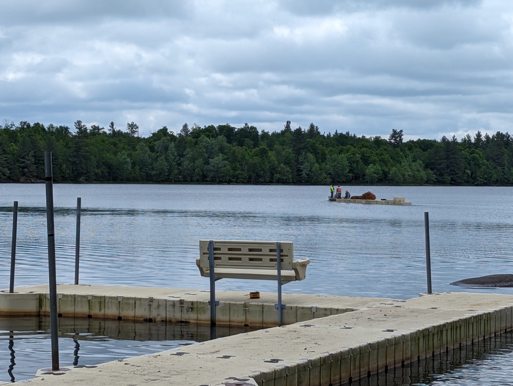 Fort Drum Natural Resources improving Indian Lake ecosystem with artificial fish habitats