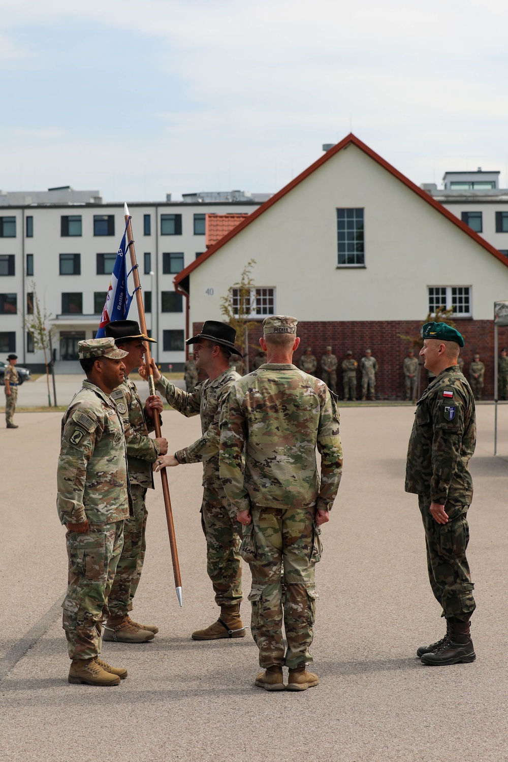 U.S. Army element of NATO’s Forward Land Forces Battle Group Poland conducts Handover Takeover at Bemowo Piskie Training Area