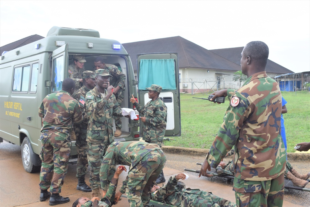 Michigan National Guard, Armed Forces of Liberia partner for mass casualty response exercise
