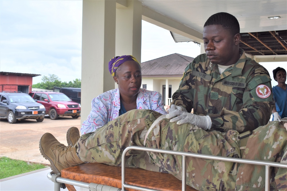 Michigan National Guard, Armed Forces of Liberia partner for mass casualty response exercise