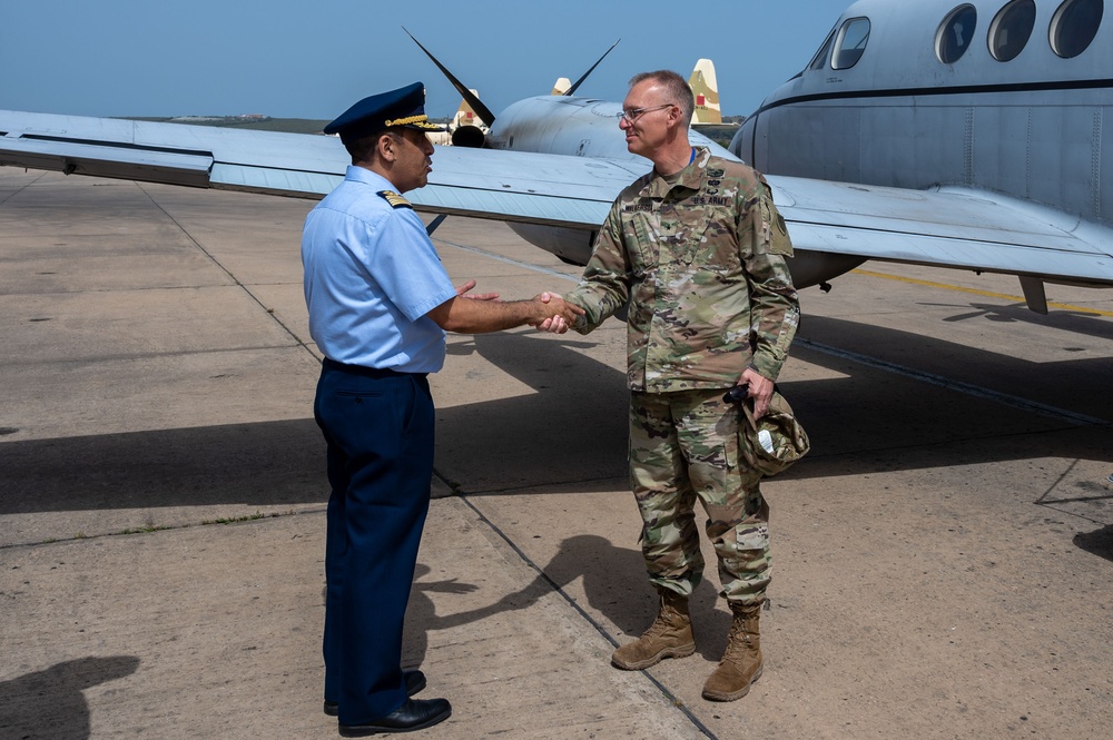 Brig. Gen. Wilkerson visits Kenitra Air Base during African Lion 24