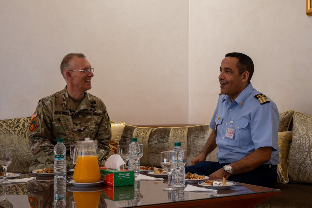 Brig. Gen. Wilkerson visits Kenitra Air Base during African Lion 24