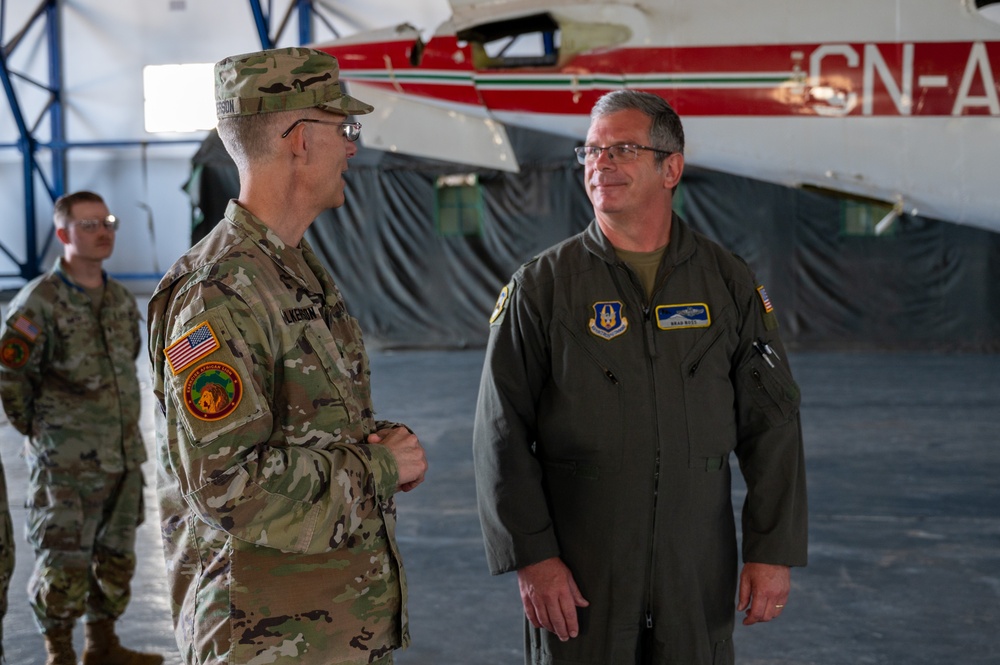 Brig. Gen. Wilkerson visits Kenitra Air Base during African Lion 24