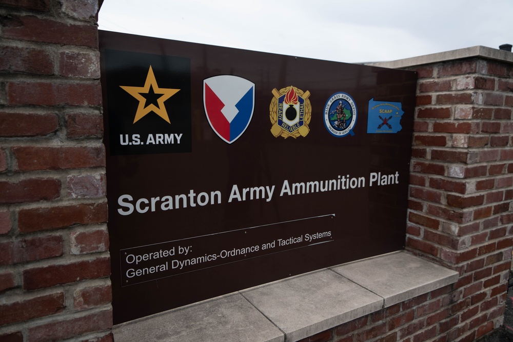 Scranton Army Ammunition Plant sign