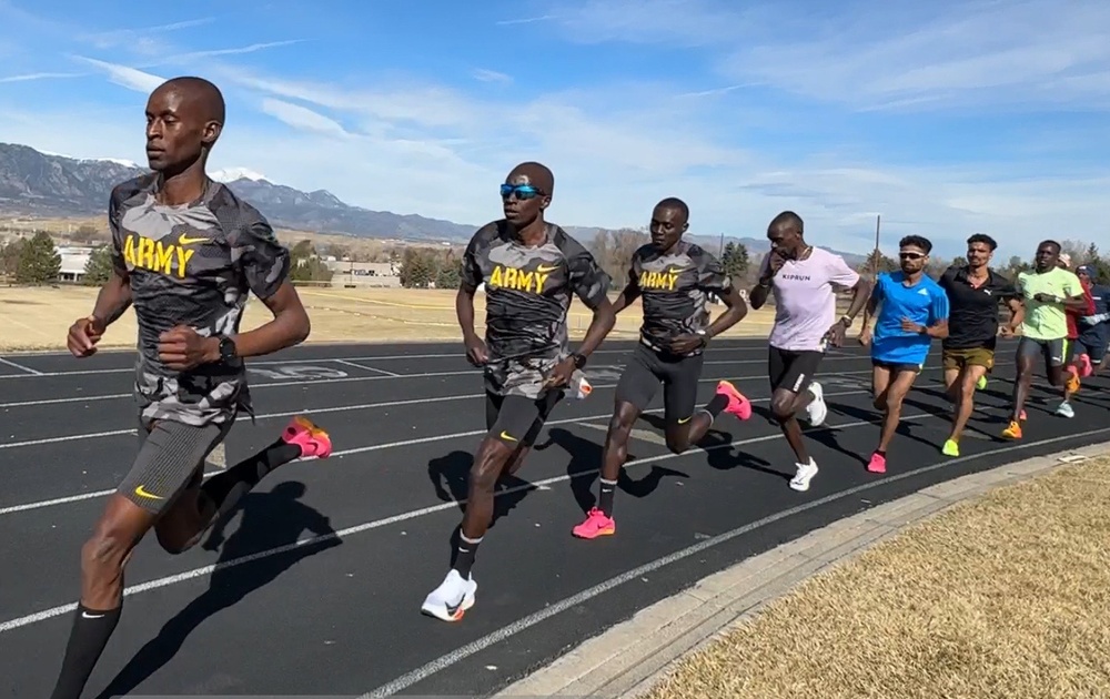 Staff Sgt. Korir trains for Olympic Trials