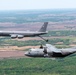 Illinois Air National Guard C-130H Hercules and KC-135R Stratotanker fly over Springfield, Ill., May 1, 2024