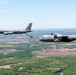 Illinois Air National Guard C-130H Hercules and KC-135R Stratotanker fly over Springfield, Ill., May 1, 2024