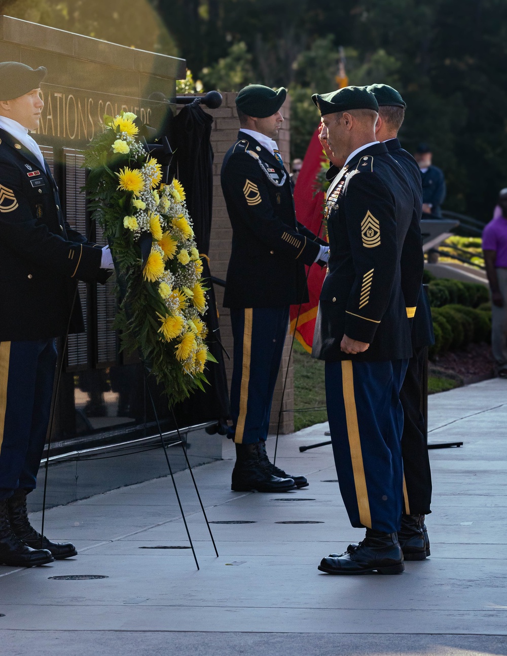 U.S Army Special Operations Pays Tribute To Fallen Warriors