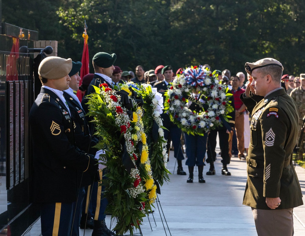 U.S Army Special Operations Pays Tribute To Fallen Warriors