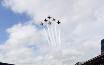 Indiana National Guard, Air Force Thunderbirds rev up the 2024 Indy 500