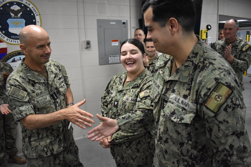 VCNO Visits Naval Ophthalmic Readiness Activity, Yorktown, VA