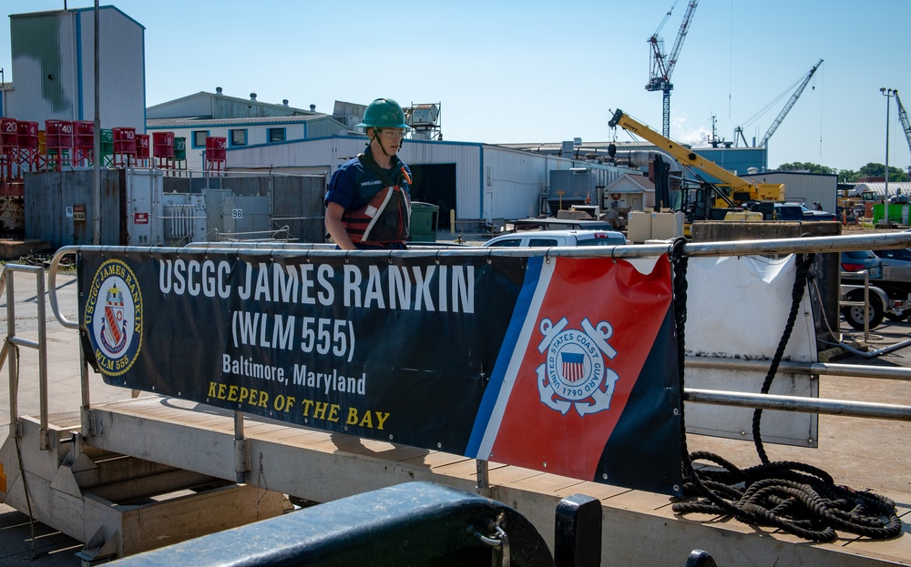 USCGC James Rankin sets Francis Scott Key Memorial Buoy