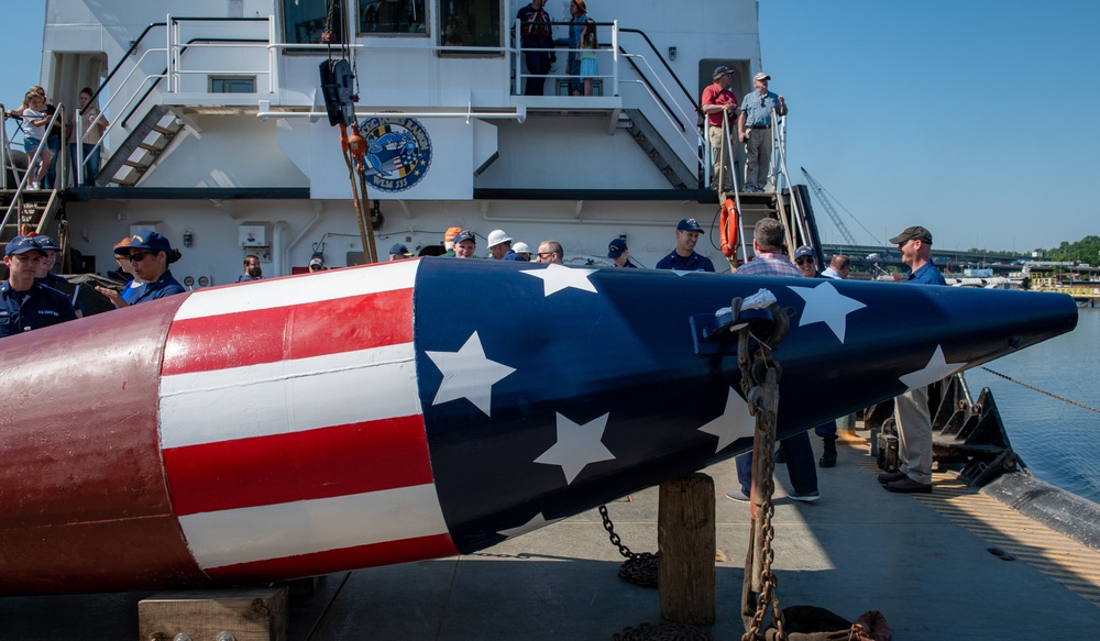 USCGC James Rankin sets Francis Scott Key Memorial Buoy