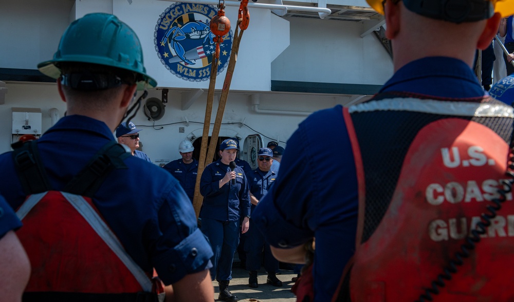 USCGC James Rankin sets Francis Scott Key Memorial Buoy