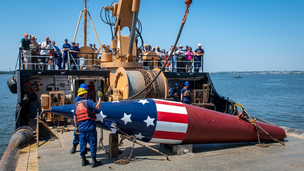 USCGC James Rankin sets Francis Scott Key Memorial Buoy