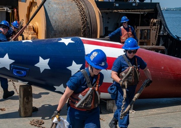 USCGC James Rankin sets Francis Scott Key Memorial Buoy