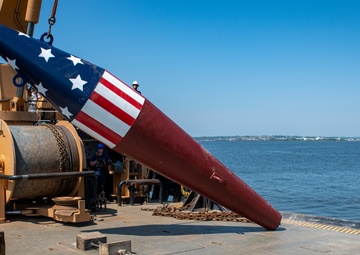 USCGC James Rankin sets Francis Scott Key Memorial Buoy