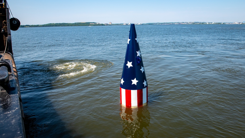 USCGC James Rankin sets Francis Scott Key Memorial Buoy