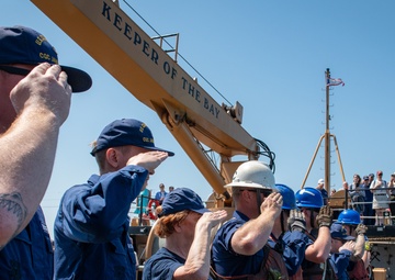USCGC James Rankin sets Francis Scott Key Memorial Buoy