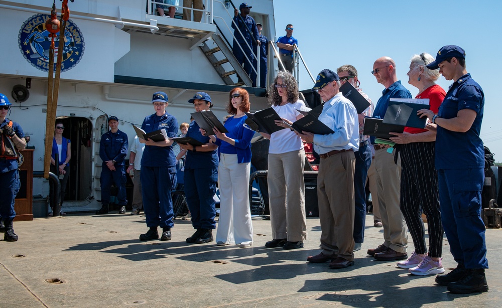 USCGC James Rankin sets Francis Scott Key Memorial Buoy