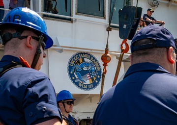 USCGC James Rankin sets Francis Scott Key Memorial Buoy