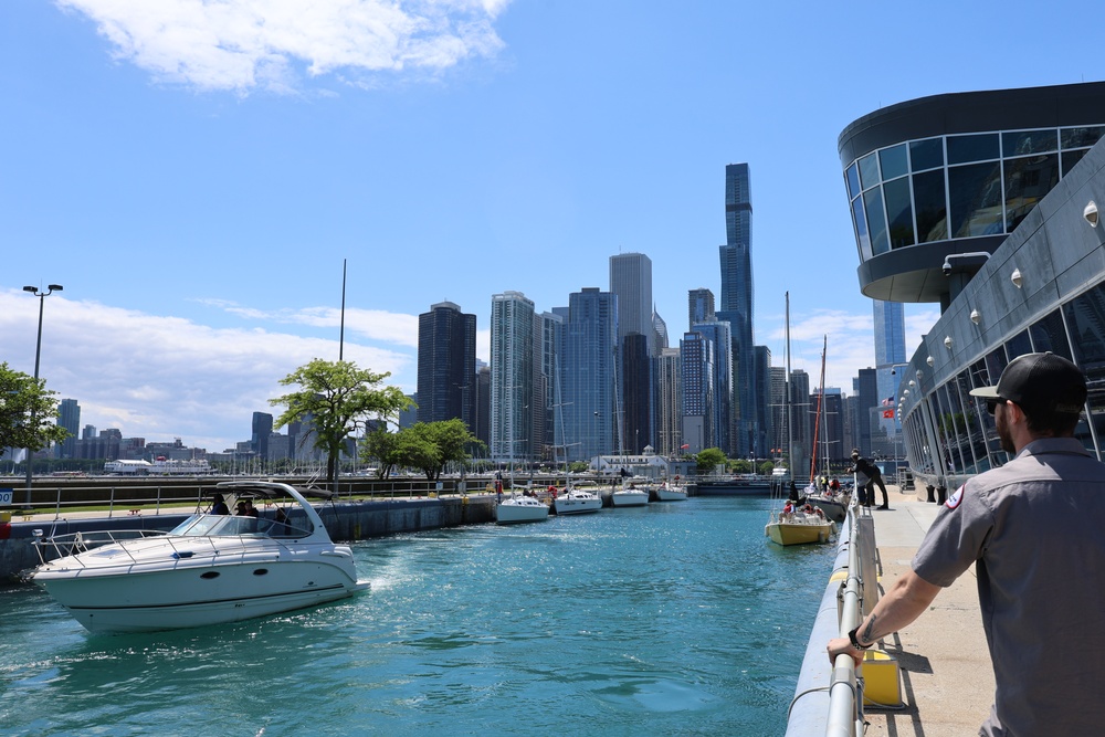 Chicago Harbor lock daily operations