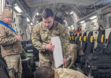 627th CS deploys mobile communications kits during Exercise Swift Response 24