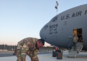 627th CS deploys mobile communications kits during Exercise Swift Response 24