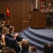 U.S. Marines with MCOTEA host a change of command ceremony