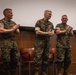 U.S. Marines with MCOTEA host a change of command ceremony