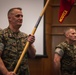 U.S. Marines with MCOTEA host a change of command ceremony