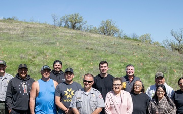 Omaha District partners with WOZU group to plant native vegetation near Standing Rock bike trails