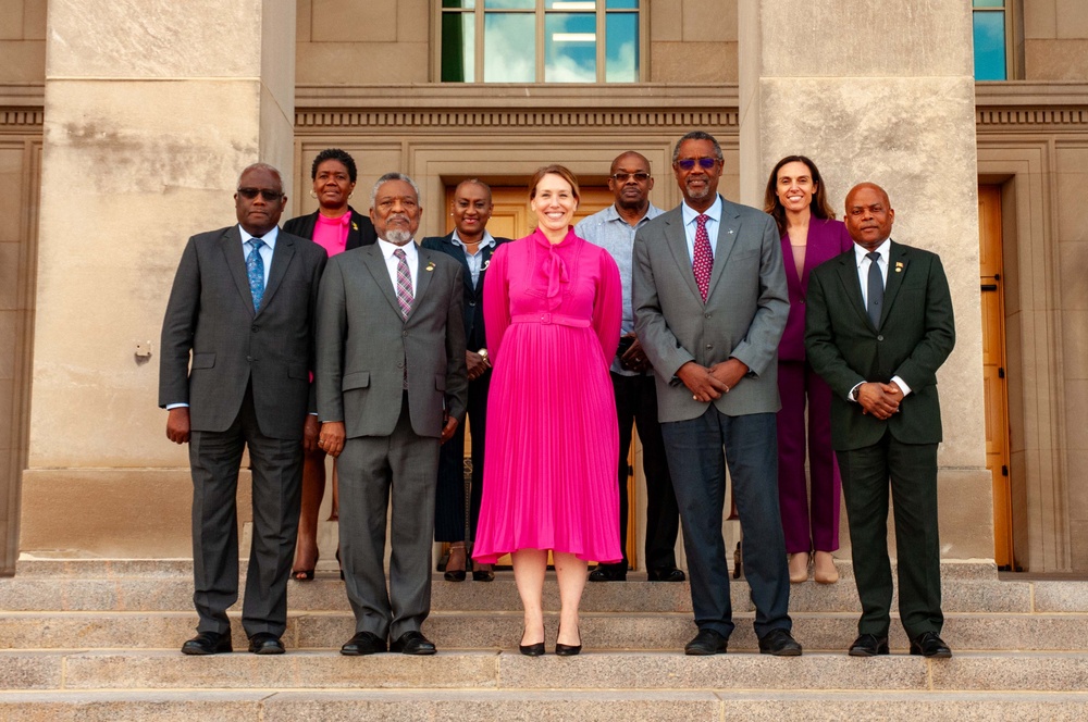 Assistant Secretary of the Navy for Energy, Installations, &amp; Environment and Chief Sustainability Officer Meredith Berger hosts Caribbean Nation Ambassadors for a luncheon at the Pentagon