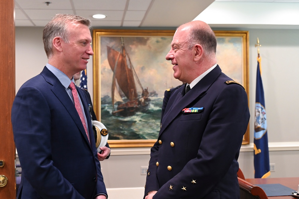 Under Secretary Raven Meets with Meets with French Defense Procurement Agency Gen. Thierry Carlier