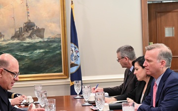 Under Secretary Raven Meets with Meets with French Defense Procurement Agency Gen. Thierry Carlier