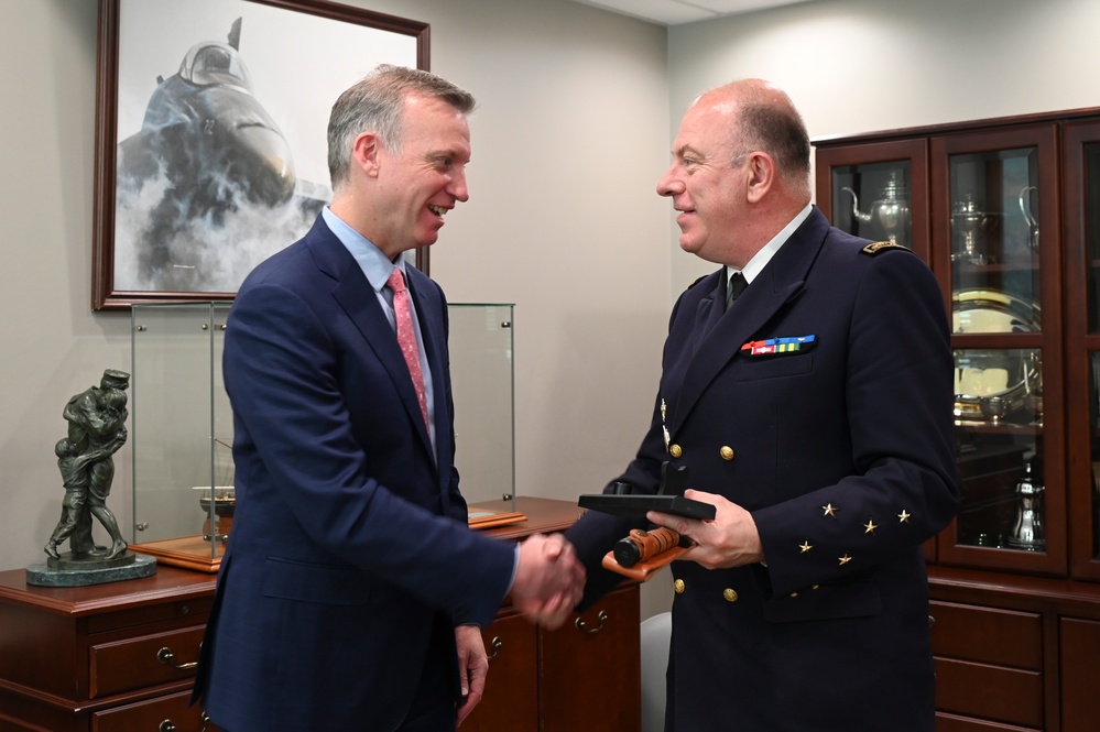 Under Secretary Raven Meets with Meets with French Defense Procurement Agency Gen. Thierry Carlier