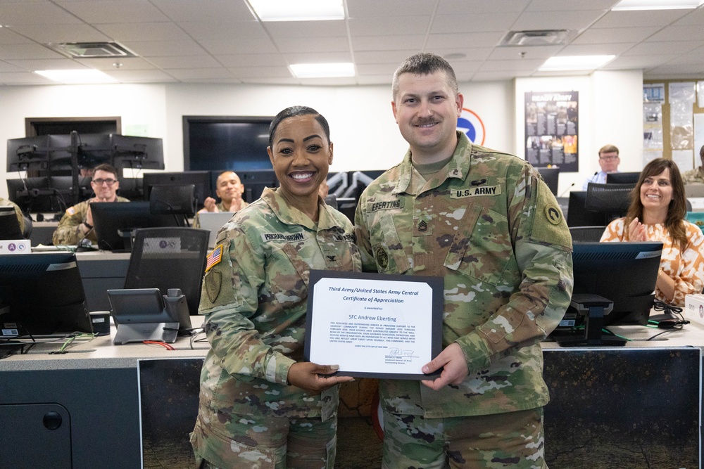 Volunteer of the year award ceremony