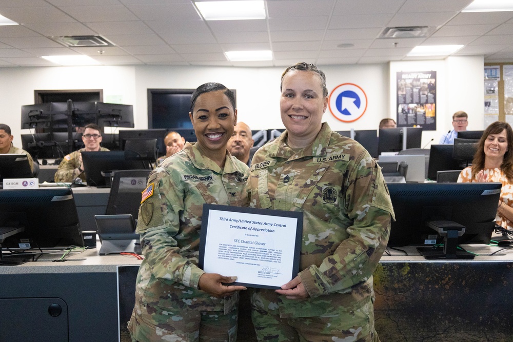 Volunteer of the year award ceremony