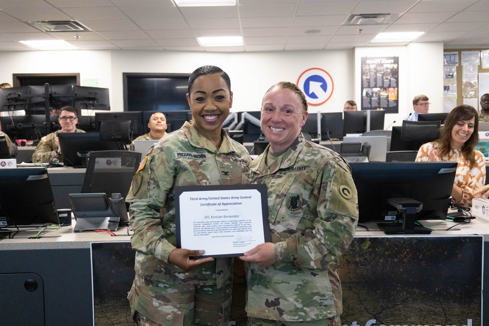 Volunteer of the year award ceremony